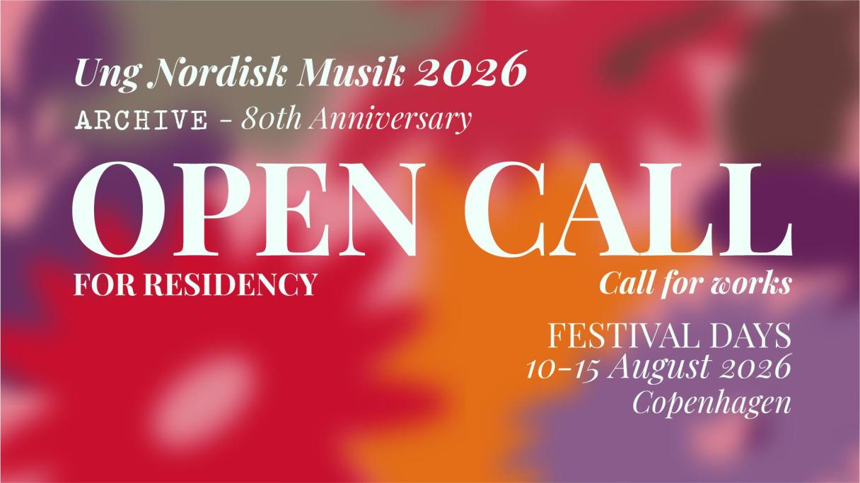 Foto: Ung Nordisk Musik. 